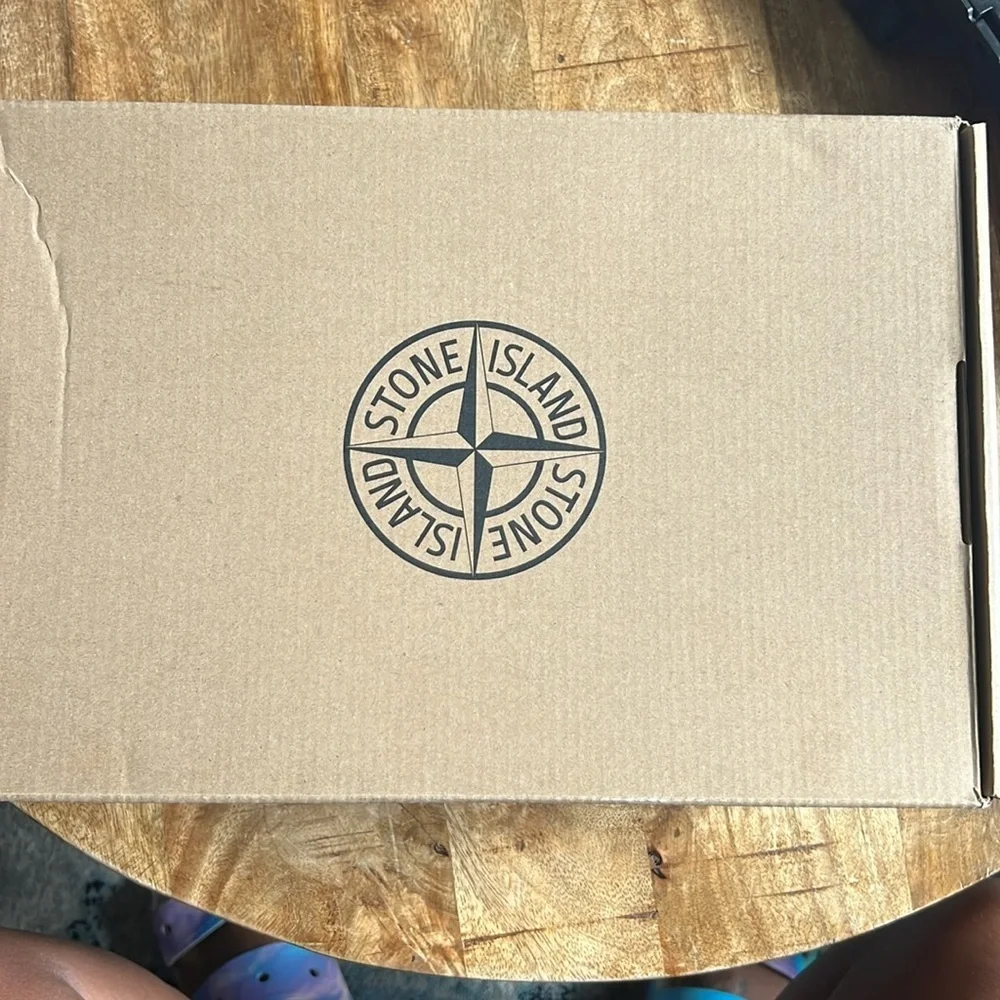 Stone Island Grime Round-Toe Panelled Sneakers - Picture 8 of 9